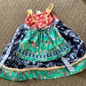 Matilda Jane Shoe Dress Sz4